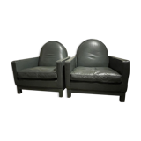 Pair of Yves Harvard Club Armchairs Architectural Model