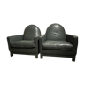 Pair of Yves Harvard Club Armchairs Architectural Model