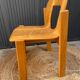 Chaise en hêtre contreplaqué moulé années 70