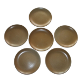 Lot de 6 assiettes en grès