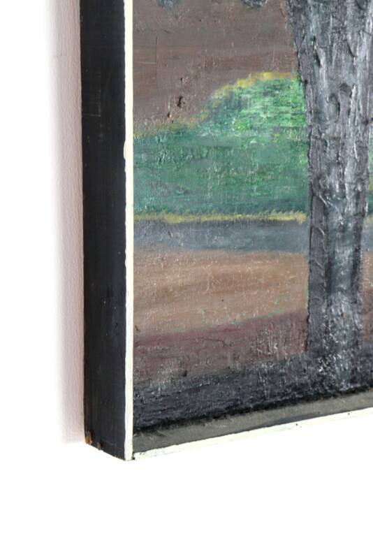 Painting 'Aften' - mid century modern / 70's abstract