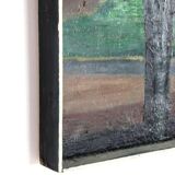 Painting 'Aften' - mid century modern / 70's abstract