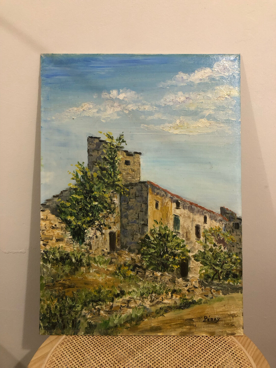 Village painting