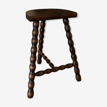 Vintage tripod farm stool