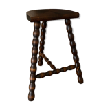Vintage tripod farm stool