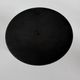 Vintage Modernist Large Sized Black Metal Candle Holder