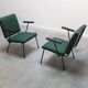 Modernist pair of '1401' easy chairs by Wim Rietveld for Gispen, 1954