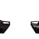 Leather lounge set – Steiner Paris – aluminium base – 1970s/1980s