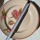 Flat plates Gien pink