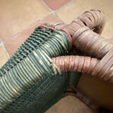 Wicker and rattan bed tray