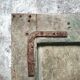 Antique oak sliding door loft door