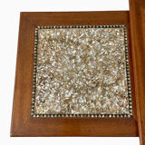 Mahogany and mother-of-pearl nesting table