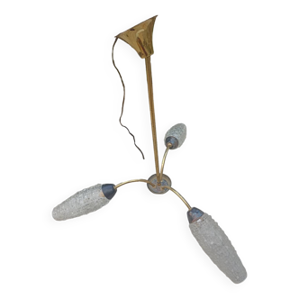 Suspension luminaire années 70