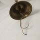 Lustre Italy 1960 striped glass and mid-century brass 1950