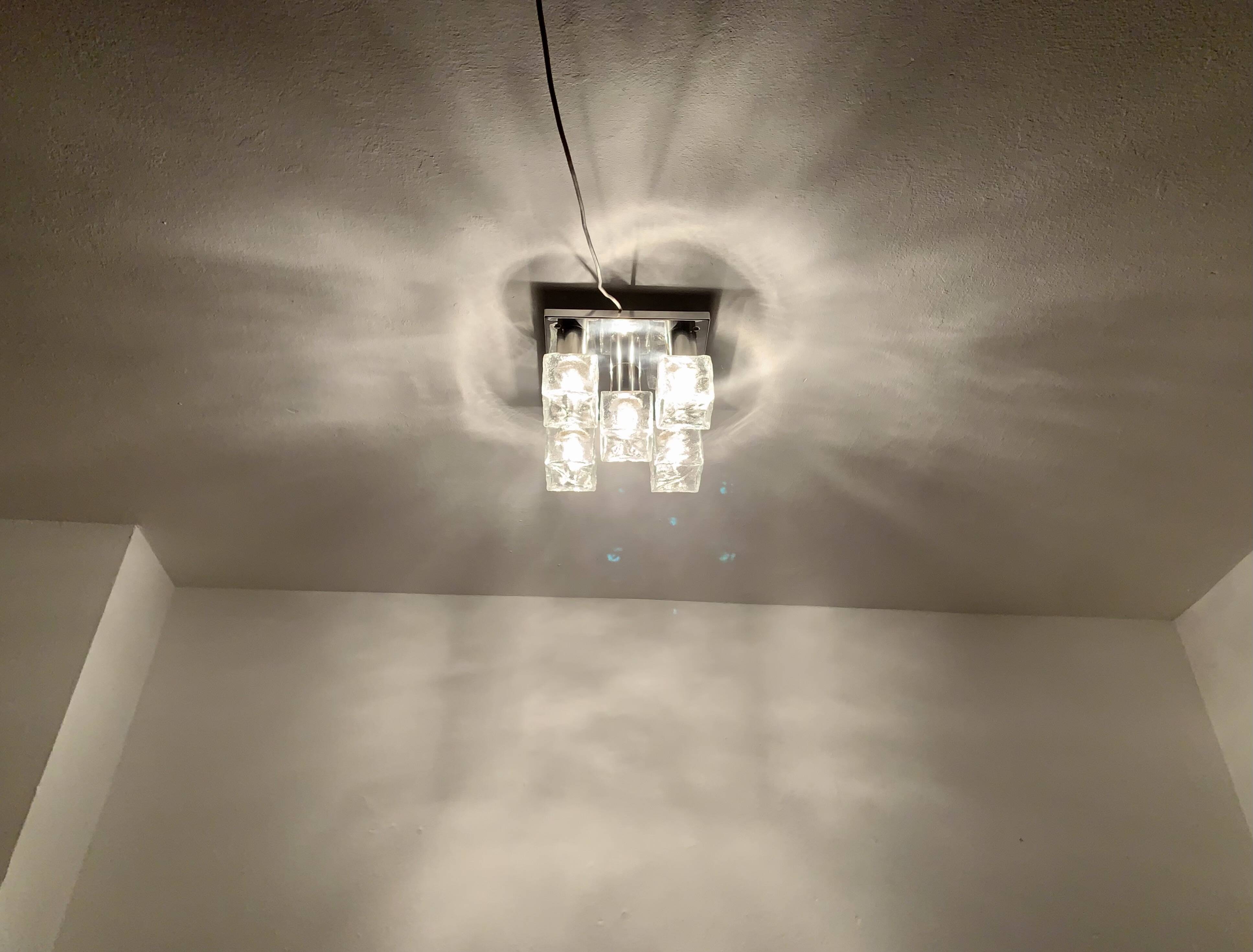 Ice Cube Flush Light by J.T. Kalmar