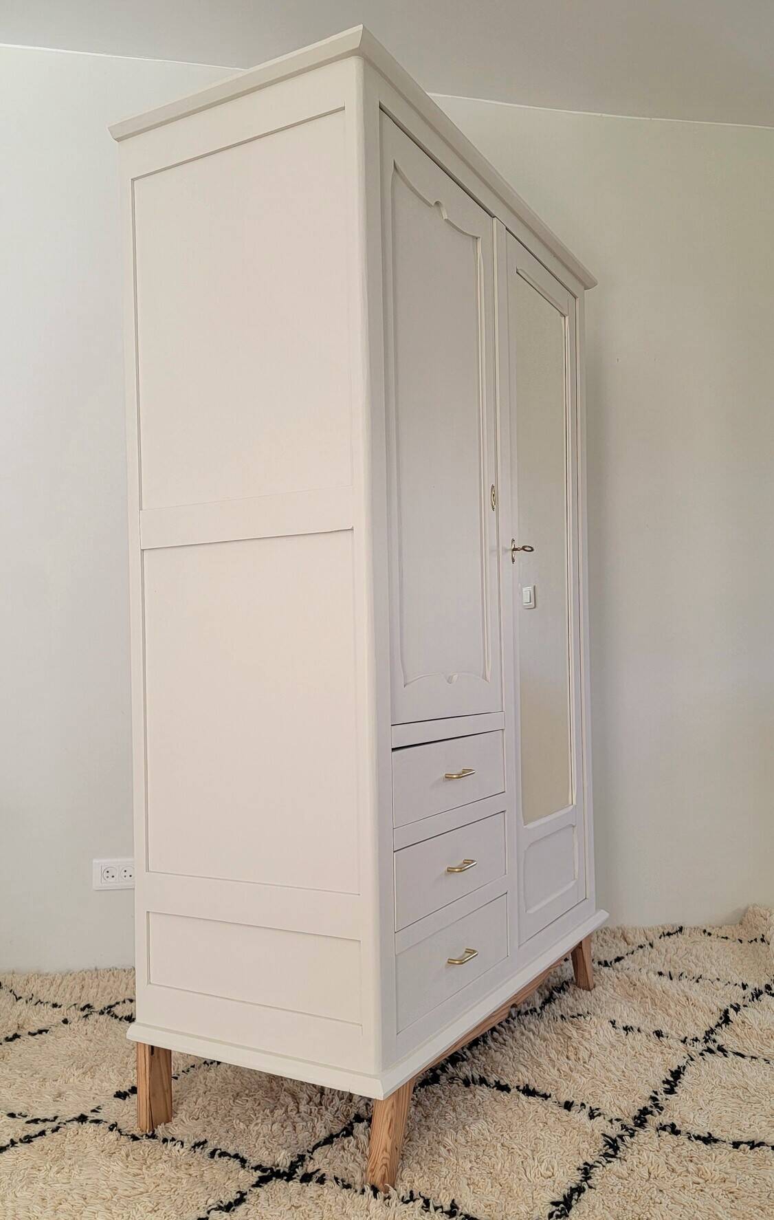 Renovated vintage wardrobe