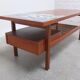 Walnut coffee table with ceramic tile by Jos De Mey for Van Den Berghe-Pauvers, 1960s