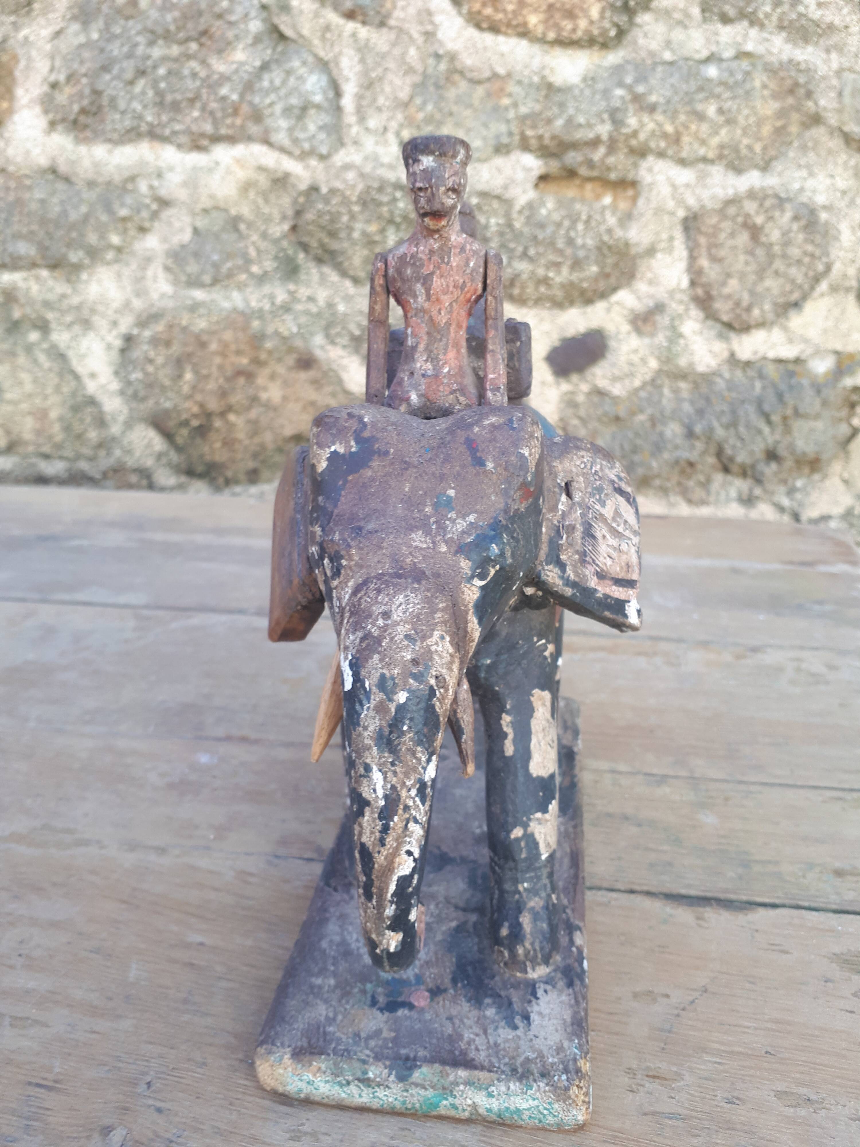 Ancient indian elephant toy