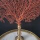 Red Gorgon, brass base, late nineteenth