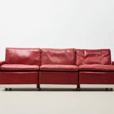 Dieter Rams 620 Series Leather Sofa for Vitsoe 1962