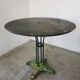 Round garden table cast iron and metal