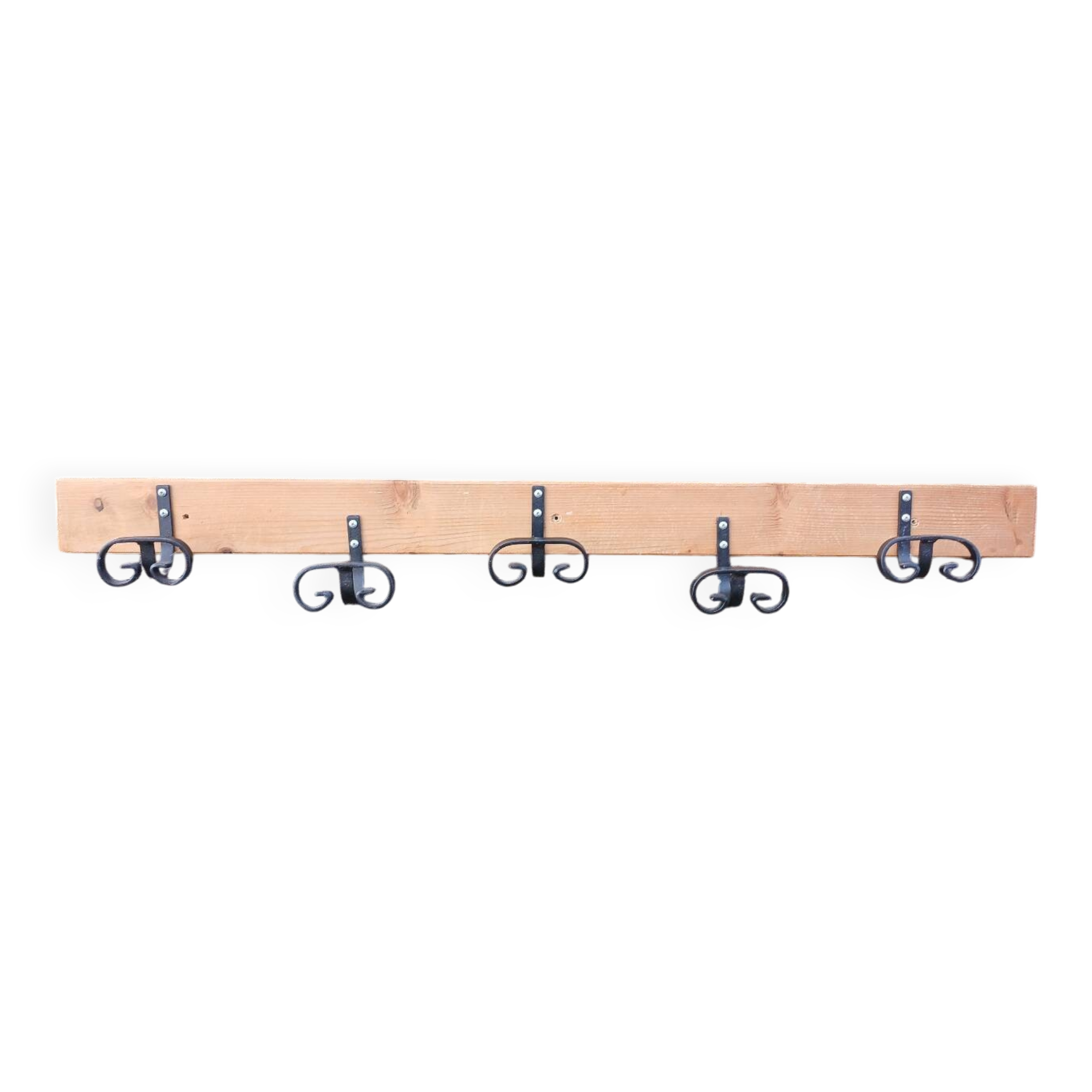 Antique wall coat rack