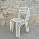 Set of 4 Metal Bistro Chairs Tolix T2