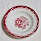 Set of 6 hollow plates Terre de Fer, model "Odette", Digoin Sarreguemines