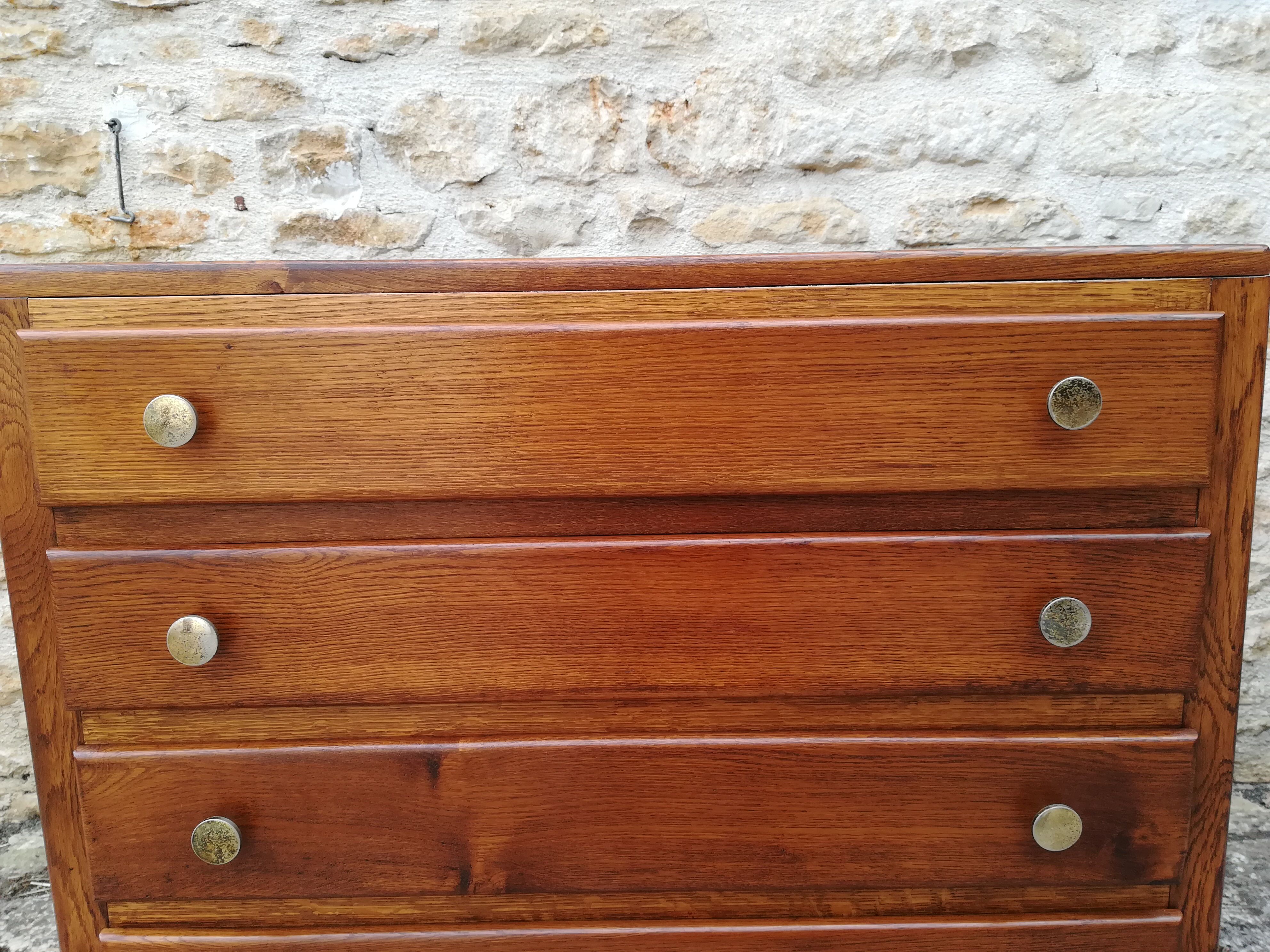 Vintage oak chest of drawers