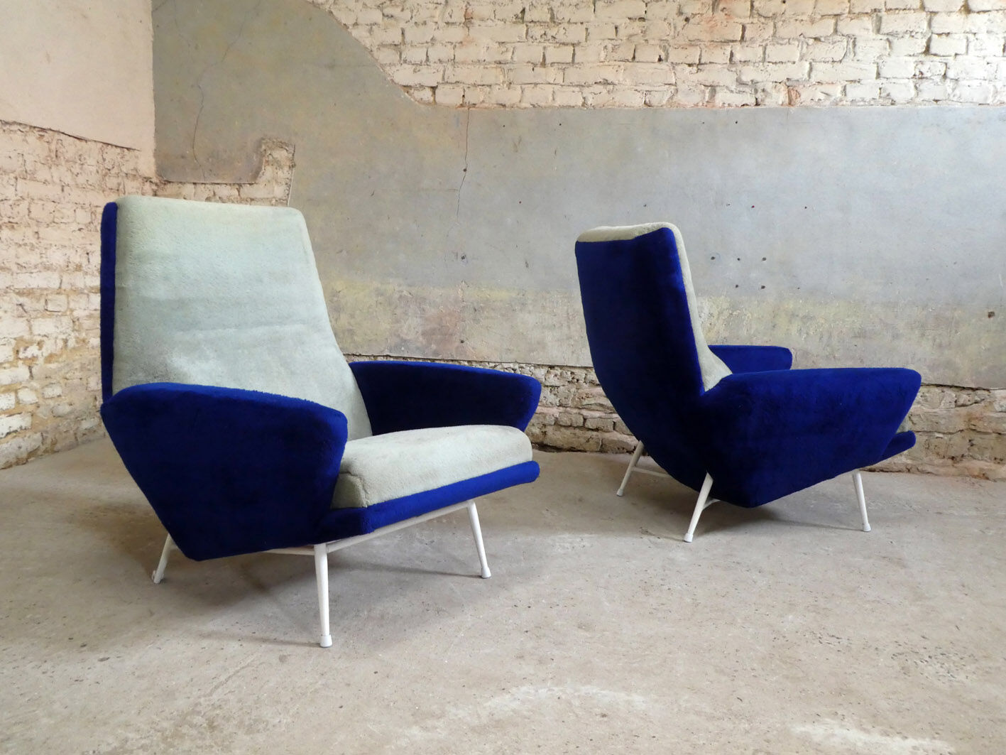 pair of armchairs by Guy Besnard, 1960