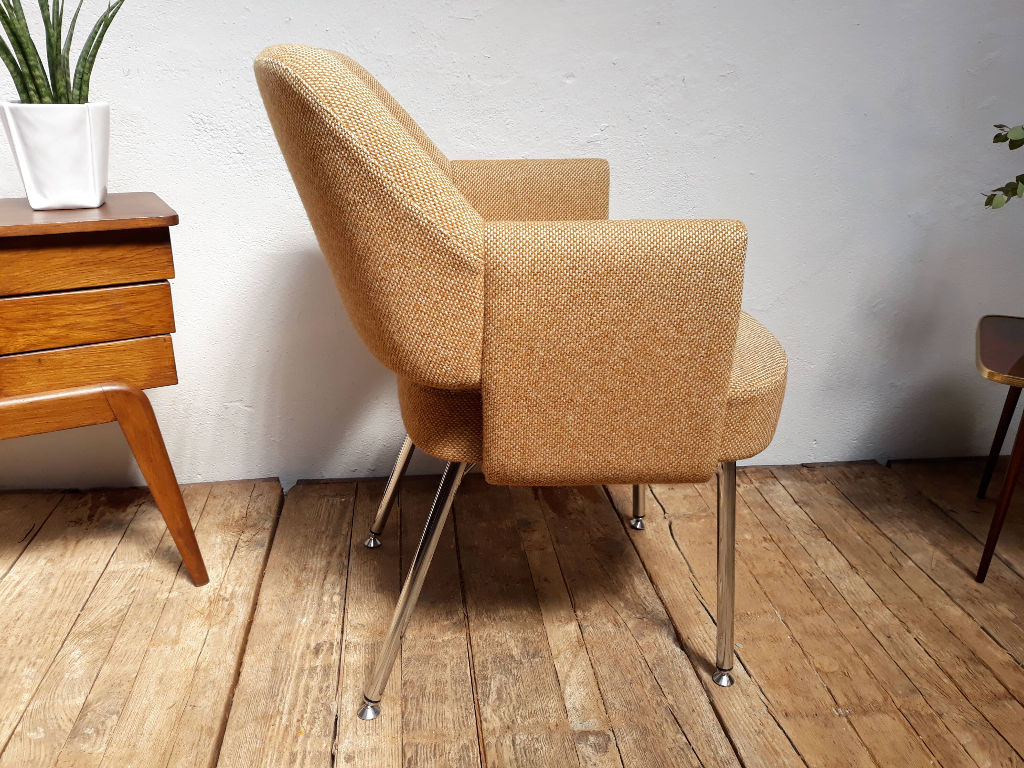 Vintage armchair design Pierre Gautier Delaye "Deauville"