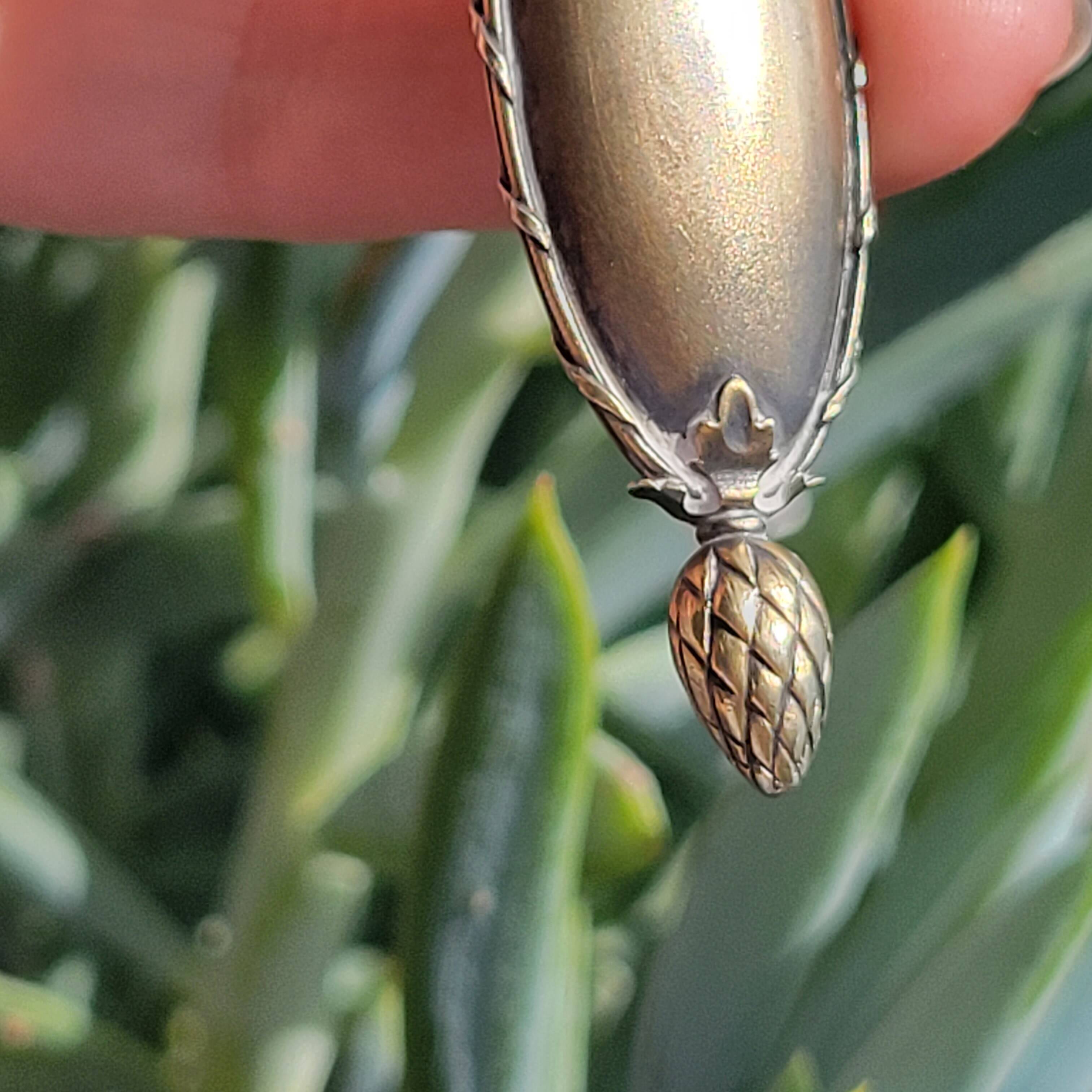 old double-sided hand-held mirror Henri Auguste SOLIÉ 1900