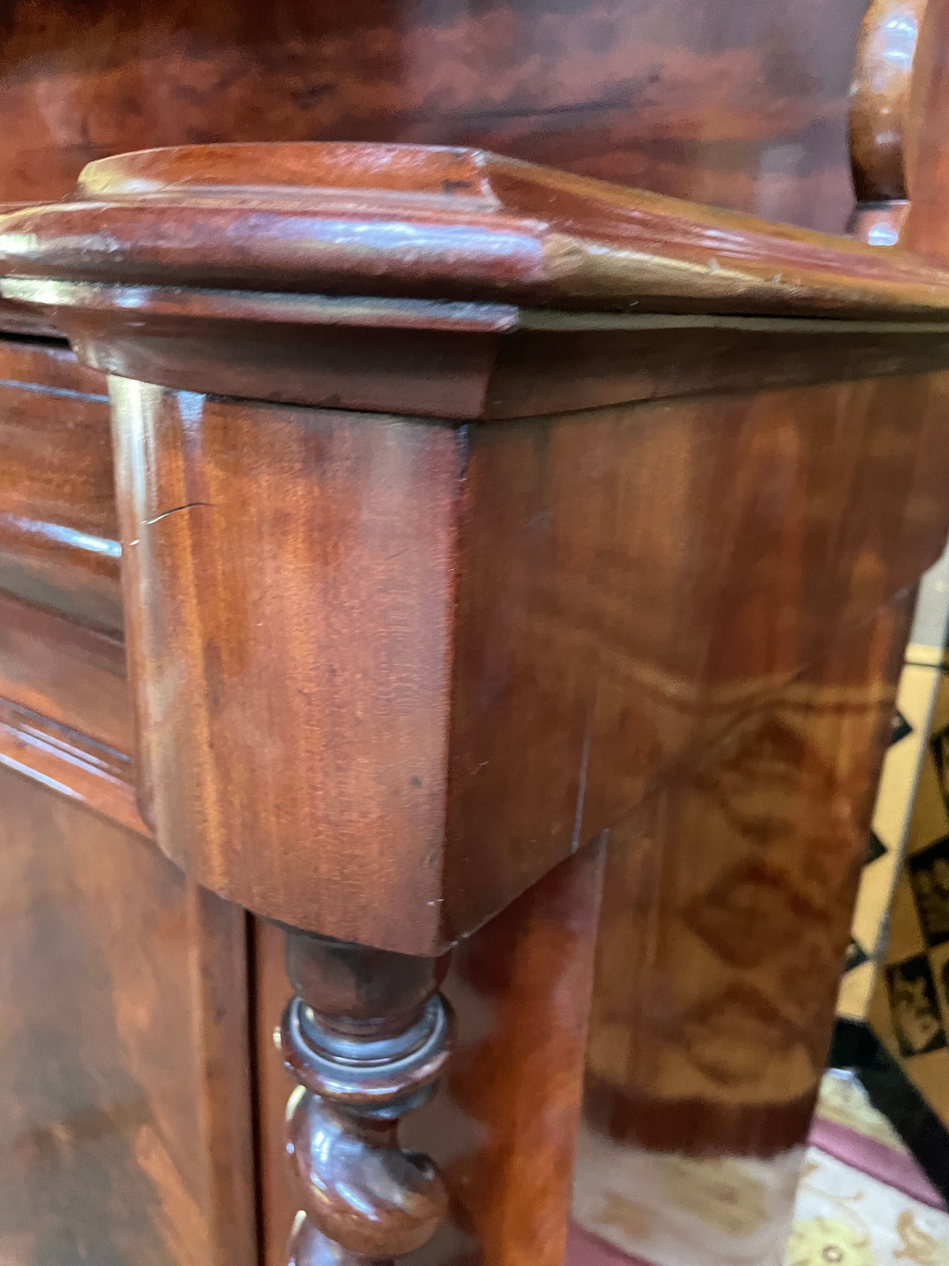 Low English Mahogany Buffet