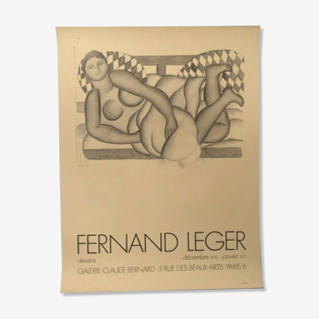 Fernand Leger lithograph  offset 1971