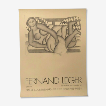 Lithographie offset Fernand Leger 1971