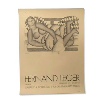 Fernand Leger lithograph  offset 1971