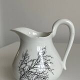 “Black Coral” milk jug – A. Giraud & Brousseau, Limoges – signed Fra