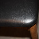 Series of 4 Scandinavian chairs 50/60s