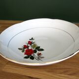 Round serving dish from Moulin des loups, "Carmen" model, in very good condition