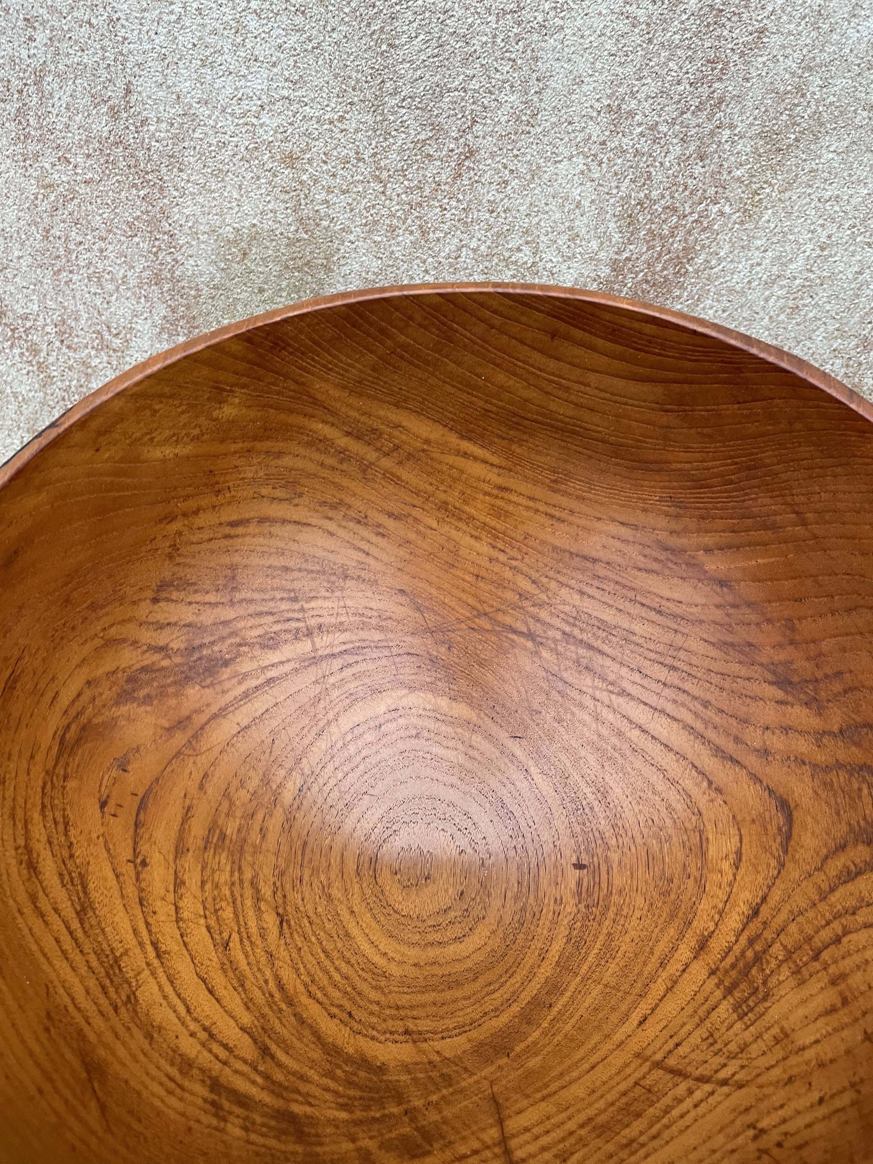 XXL teak bowl 1960