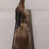 Large Ceramic Antelope Statuette