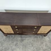 Meuble à Vinyles et Hi-Fi en acajou
