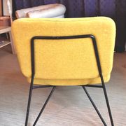 Vintage Watford armchair in mustard yellow velvet