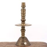Golden brass column lamp, 1960s