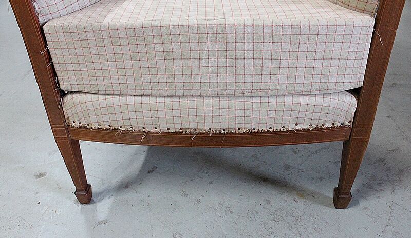 Mahogany armchair, Art Deco 1930