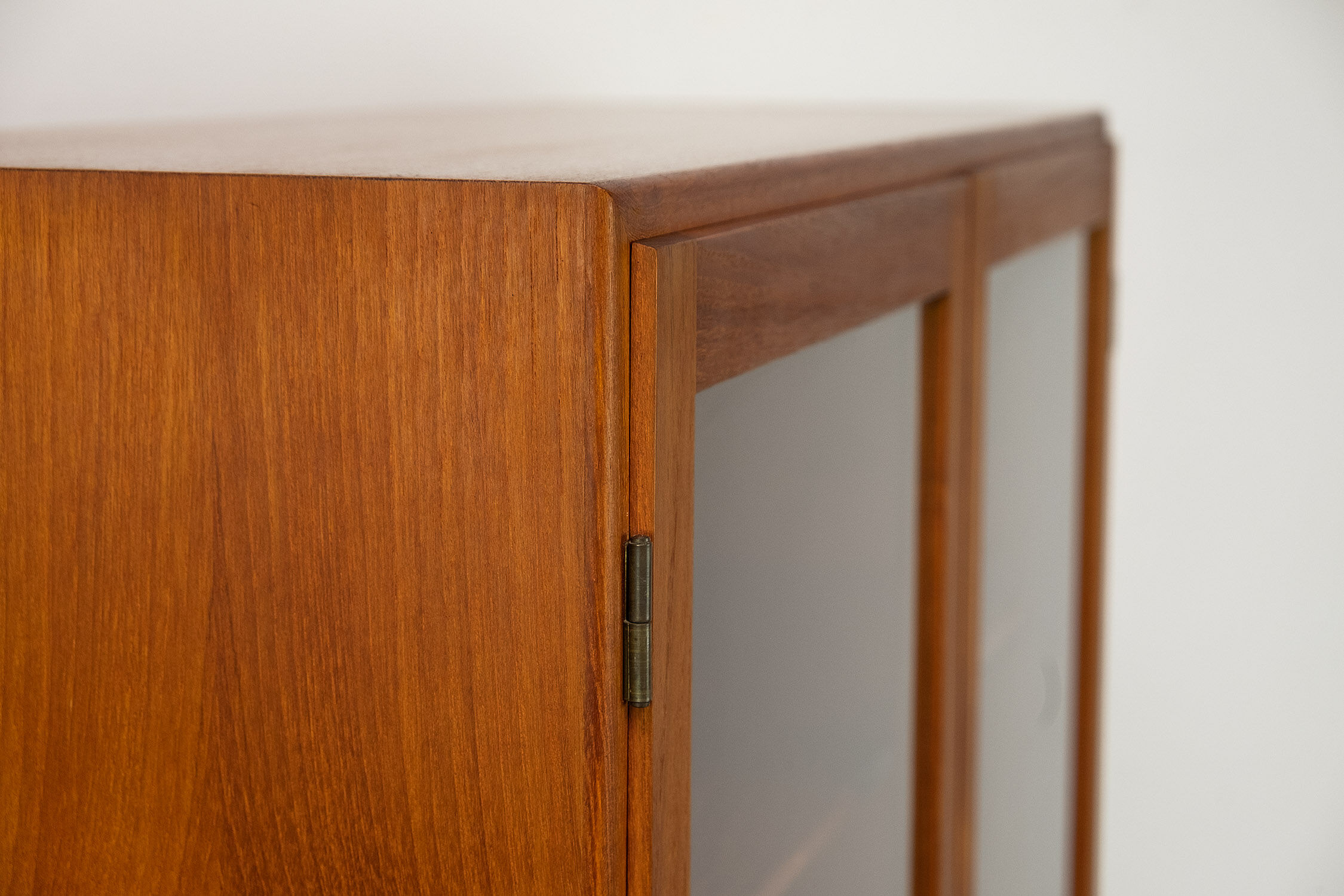 Danish Showcase in Teak by Børge Mogensen for Søborg Møbelfabrik, 1960s
