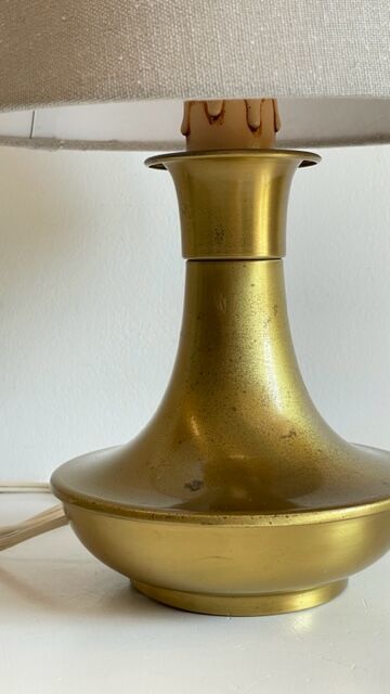Lampe en laiton vintage