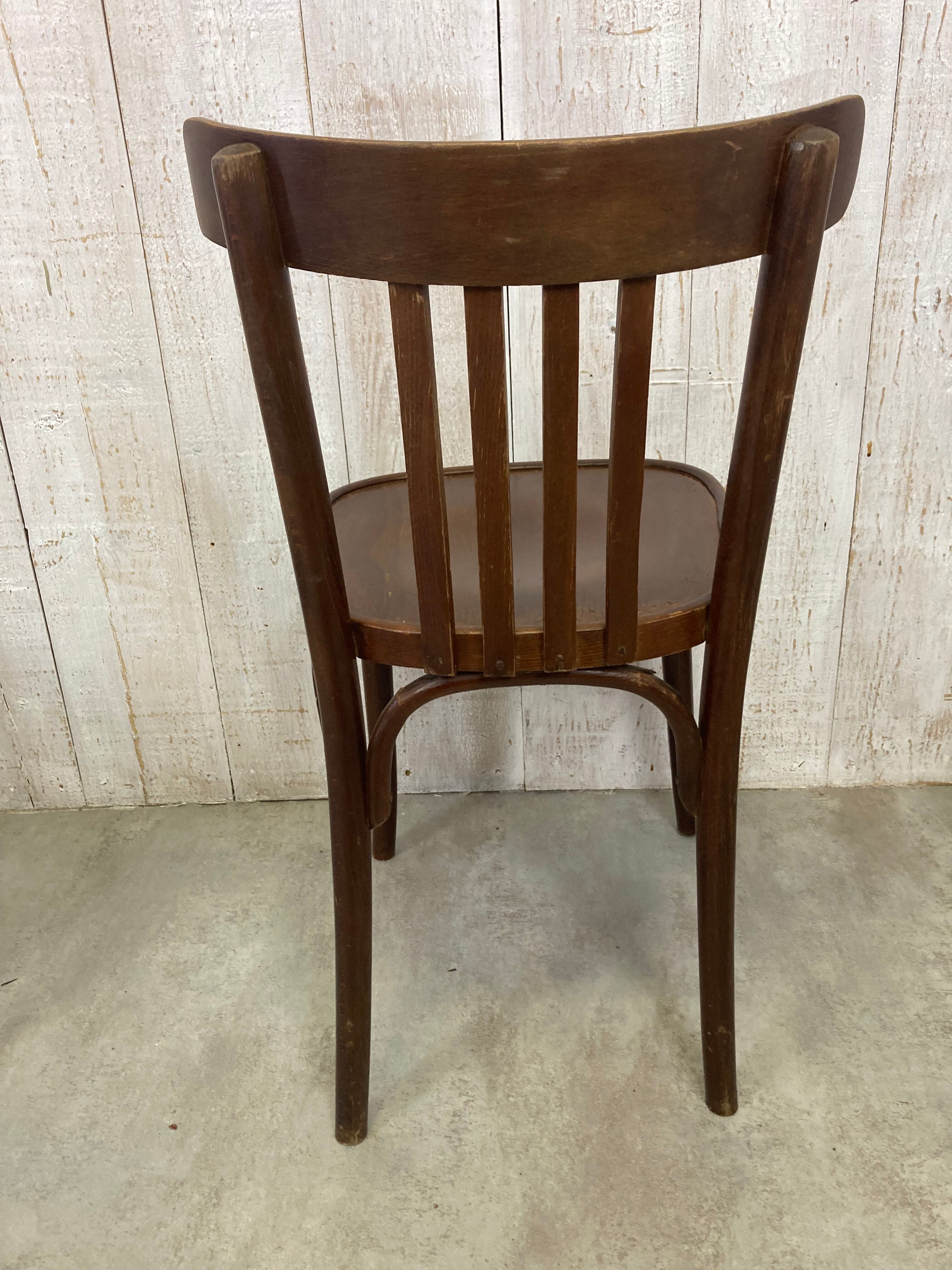 Série de 6 chaises bistrot