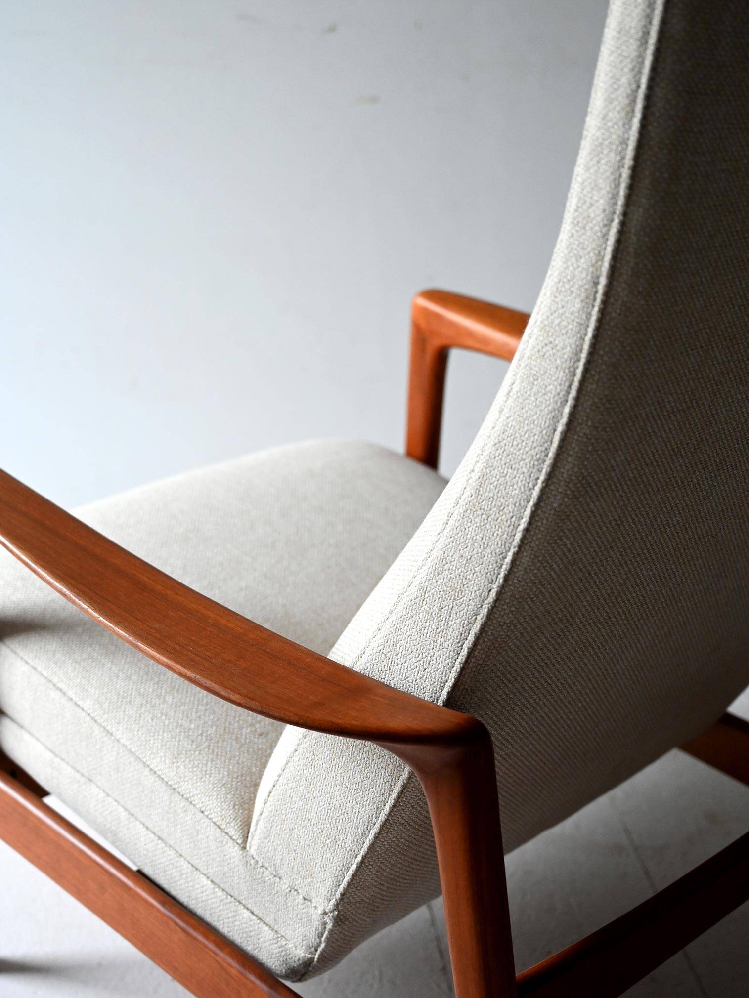 Scandinavian teak armchair by Alf Svensson for DUX
