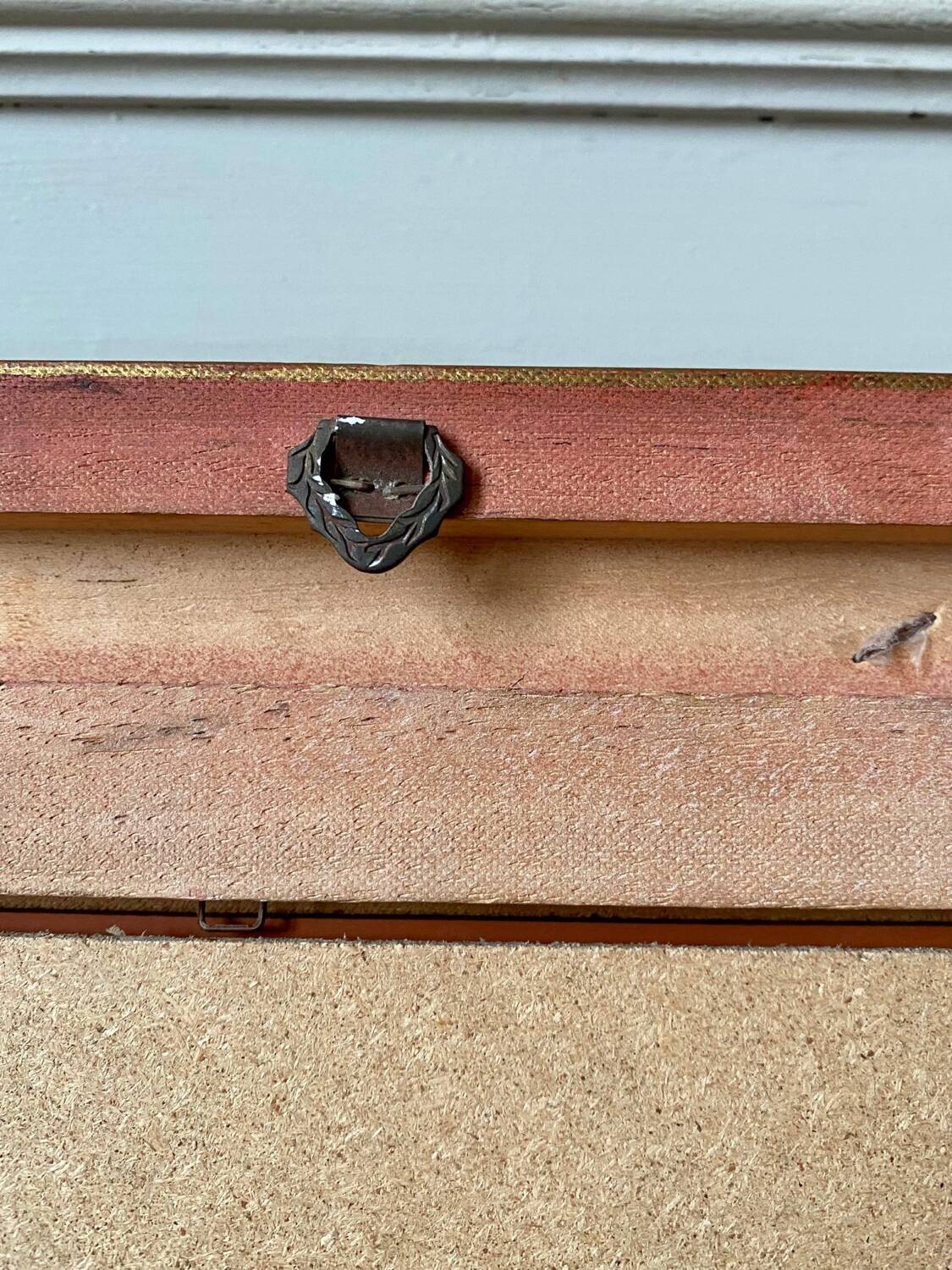 Large gilded wood mirror